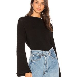 MinkPink high neck ribbed top